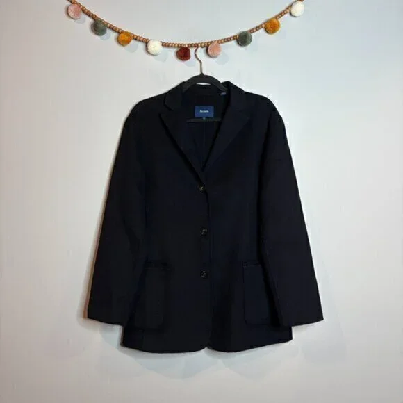 Faconnable navy blue wool peacoat - Picture 1 of 5